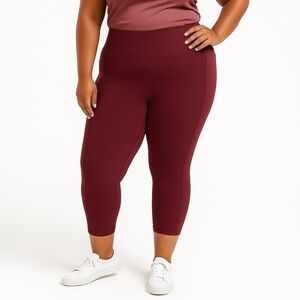 GIRLFRIEND COLLECTIVE *Discontinued* Mulberry Compressive Leggings With Pockets